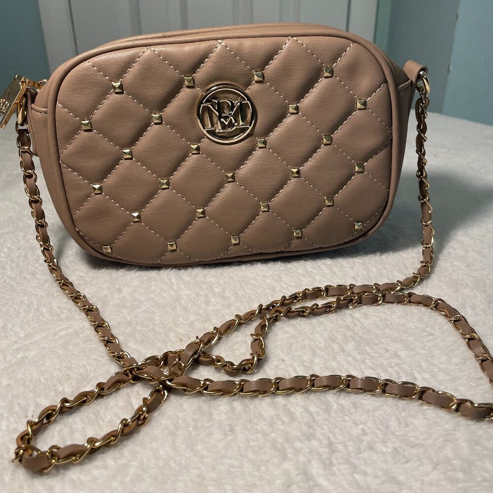 Studio Badgley Mischka Quilted Studded Crossbody Bag
